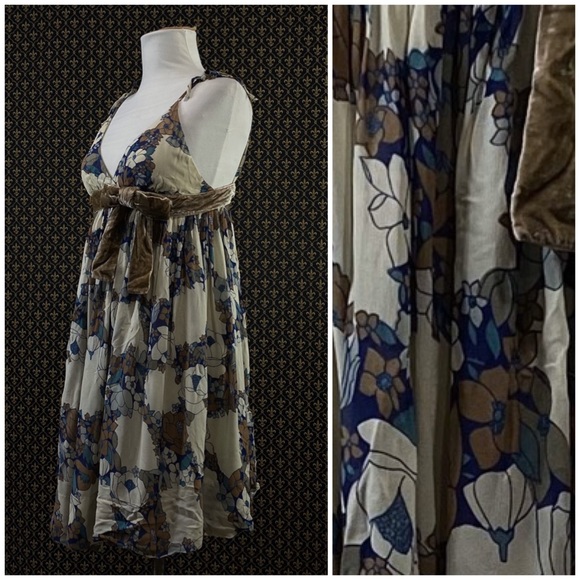 2006 Anthro "Snow Violet Dress" by Maple - Picture 4 of 9